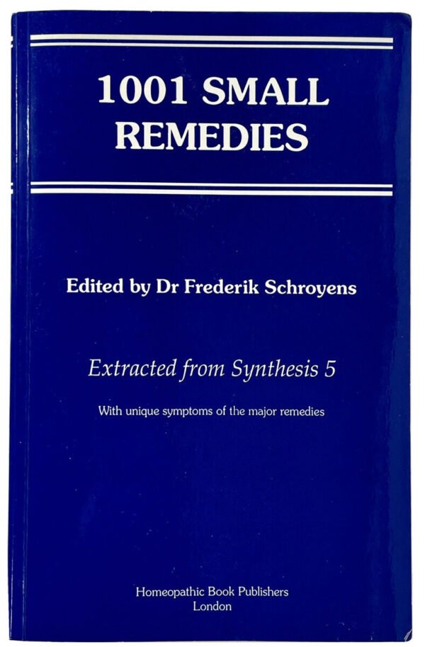 SCHROYENS. 1001 SMALL REMEDIES (VERSION ESTUDIANTE)